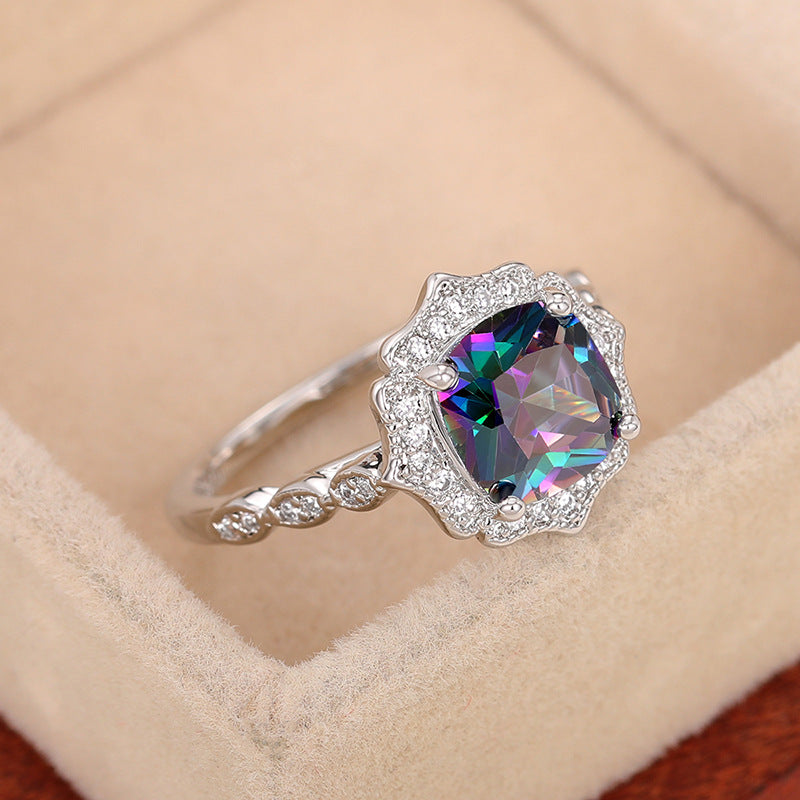 Wholesale of New Flower Shaped Copper Rings